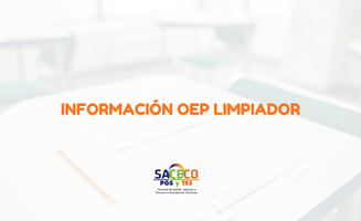 INFORMACIÓN OEP LIMPIADOR/A